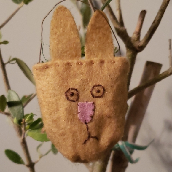 Primitive Easter Bunny Ornaments - Picture 4 of 5